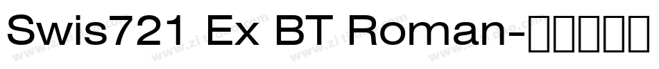 Swis721 Ex BT Roman字体转换